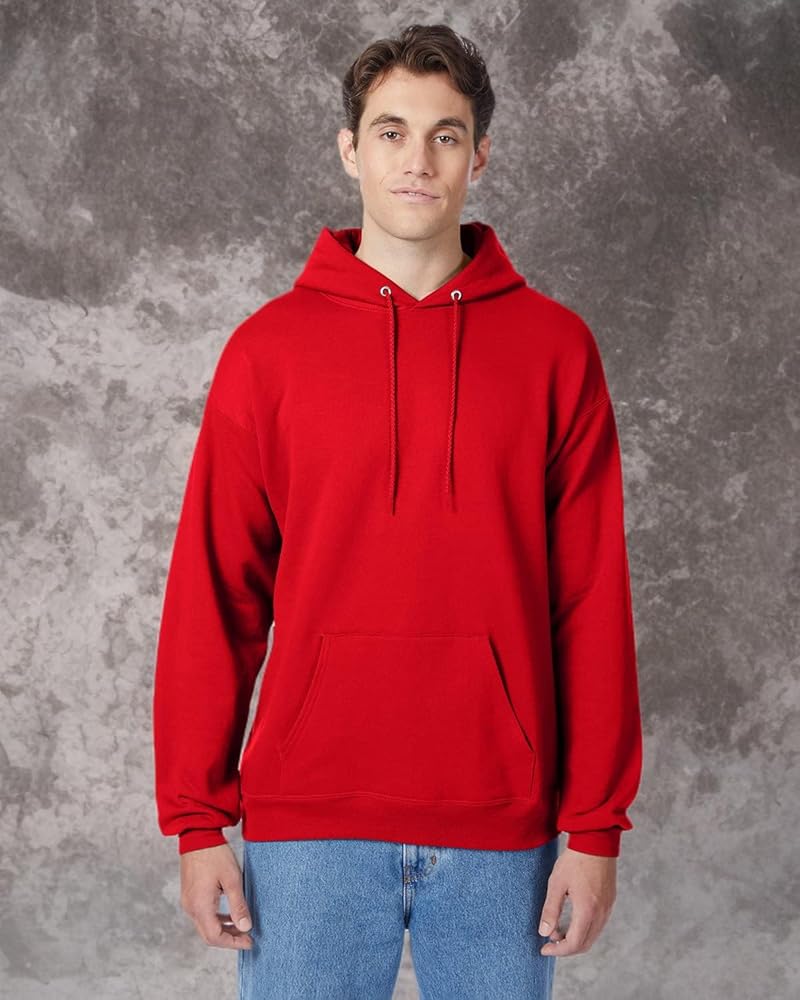 Hanes Unisex EcoSmart® 50/50 Pullover Hooded Sweatshirt S